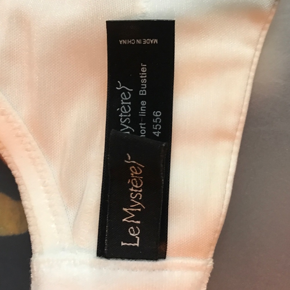 Le Mystere Short Line Bustier white 32B - Picture 6 of 9